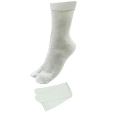 画像をギャラリービューアに読み込む, 【足袋ソックス】 足袋 クルー丈 メンズ 24-26/26-28cm1足/3足セット 黒 灰 白 紺