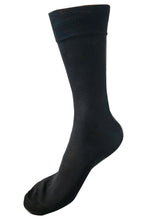 画像をギャラリービューアに読み込む, 【 社長の靴下® 】先丸 クルー丈 メンズ 24-26/26-28㎝ 黒 灰 紺