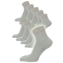 画像をギャラリービューアに読み込む, 【極 】5本指ソックスくるぶし丈 メンズ 25-27cm 1足/5足/10足セット 黒 灰 白