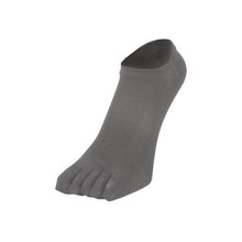画像をギャラリービューアに読み込む, 【 社長の靴下® 】5本指 スニーカー丈 メンズ 25-27㎝ 黒 灰