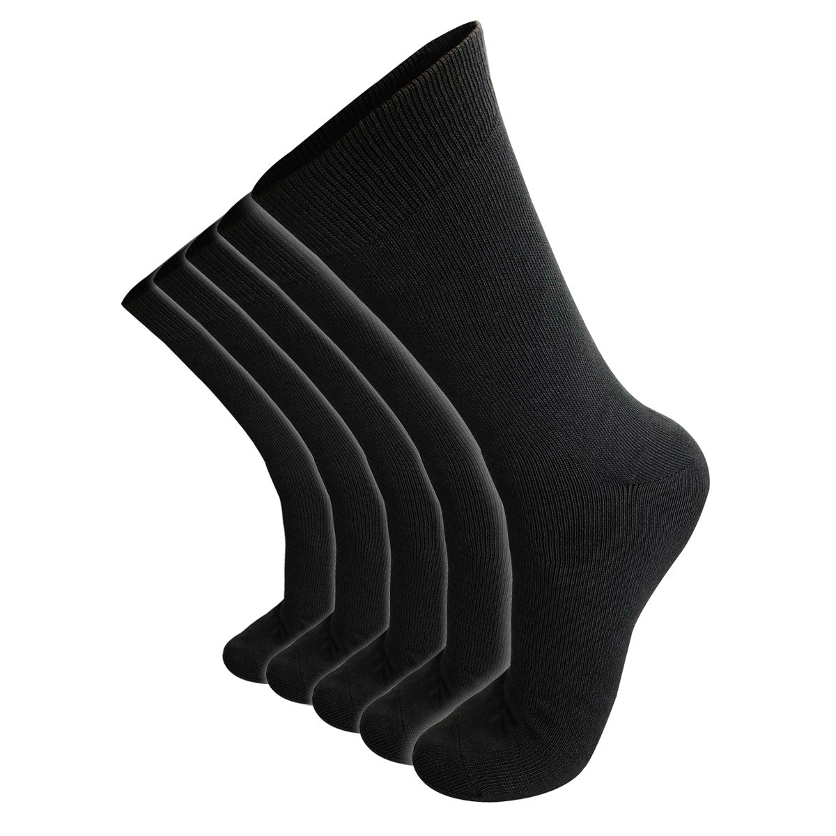 新生活応援セール！15％OFF【極】 先丸ソックス クルー丈 メンズ  25-27cm 1足/5足/10足セット 黒 灰 白 紺 LINE