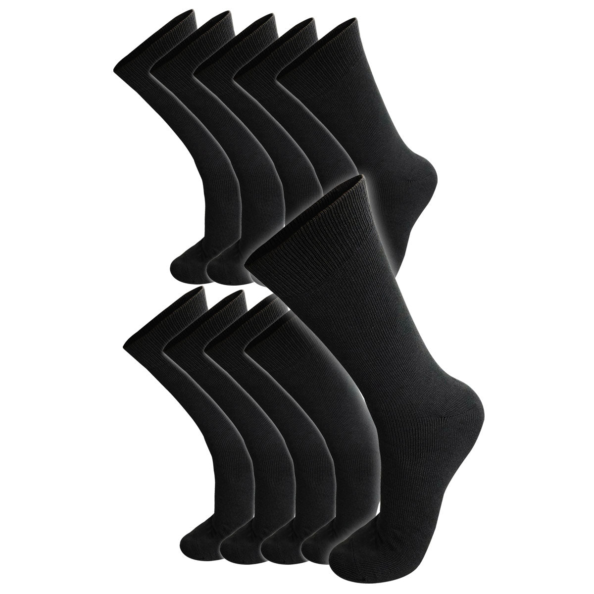 新生活応援セール！15％OFF【極】 先丸ソックス クルー丈 メンズ  25-27cm 1足/5足/10足セット 黒 灰 白 紺 LINE