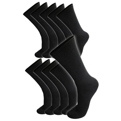 新生活応援セール！15％OFF【極】 先丸ソックス クルー丈 メンズ  25-27cm 1足/5足/10足セット 黒 灰 白 紺 LINE