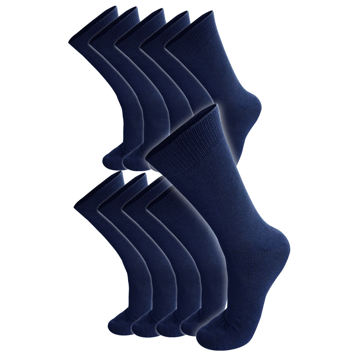 新生活応援セール！15％OFF【極】 先丸ソックス クルー丈 メンズ  25-27cm 1足/5足/10足セット 黒 灰 白 紺 LINE