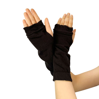 50％OFF【 大和美神 】ショートアームカバー  レディース  バラ 黒 白 灰 母の日 プレゼント