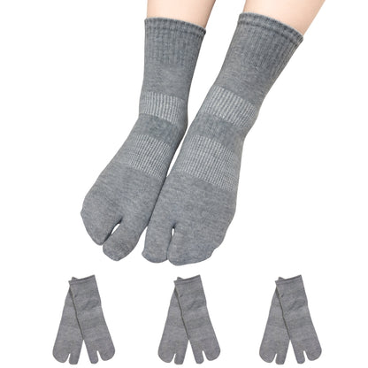【極】足袋ソックス スポーツ くるぶし丈 レディース 23-25cm 1足/3足セット 黒 灰 ベージュ 紫 サラシホワイト