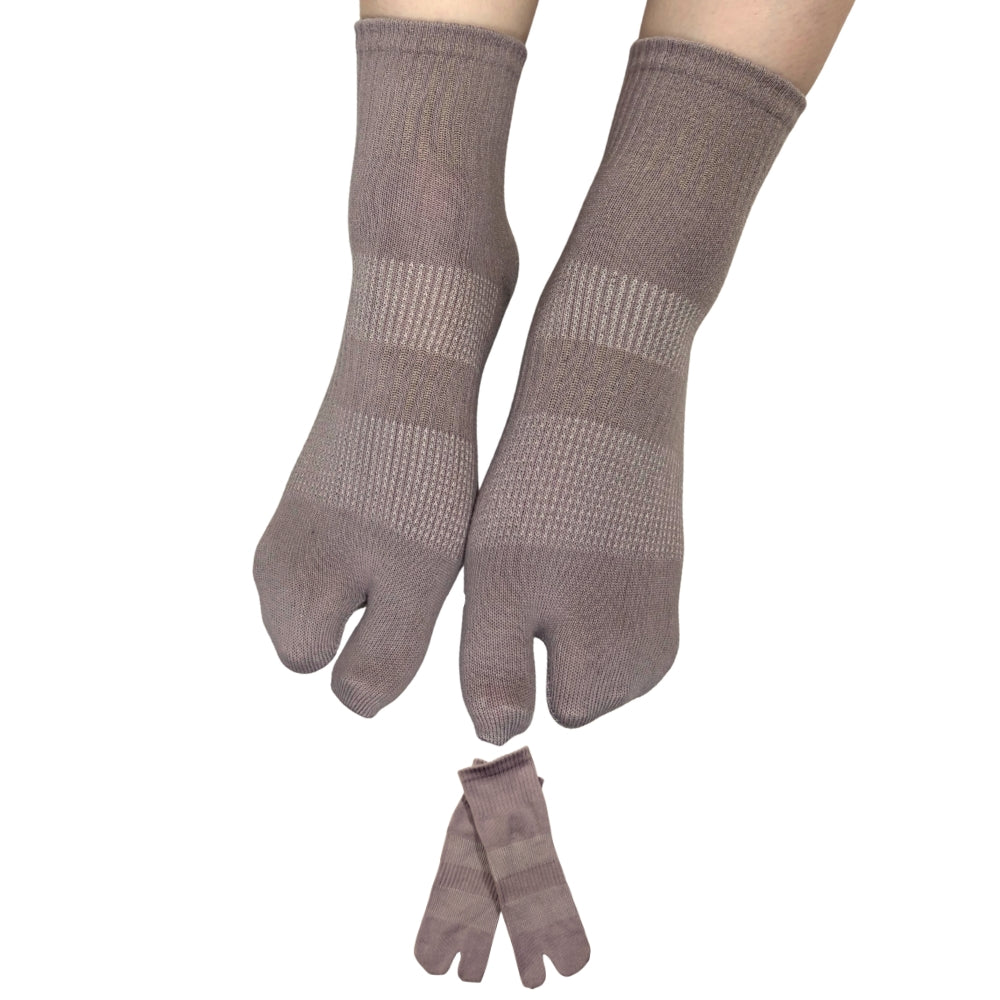 【極】足袋ソックス スポーツ くるぶし丈 レディース 23-25cm 1足/3足セット 黒 灰 ベージュ 紫 サラシホワイト