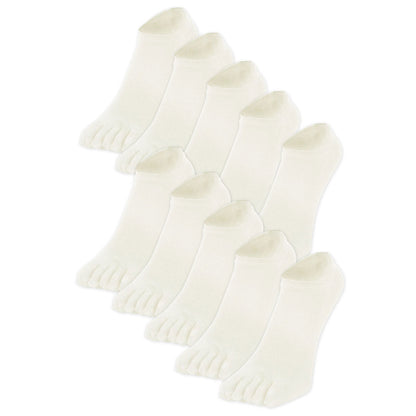 新生活応援セール！15％OFF【 極 】5本指ソックス スニーカー丈 メンズ 25-27㎝ 1足/5足/10足セット 黒 灰 白