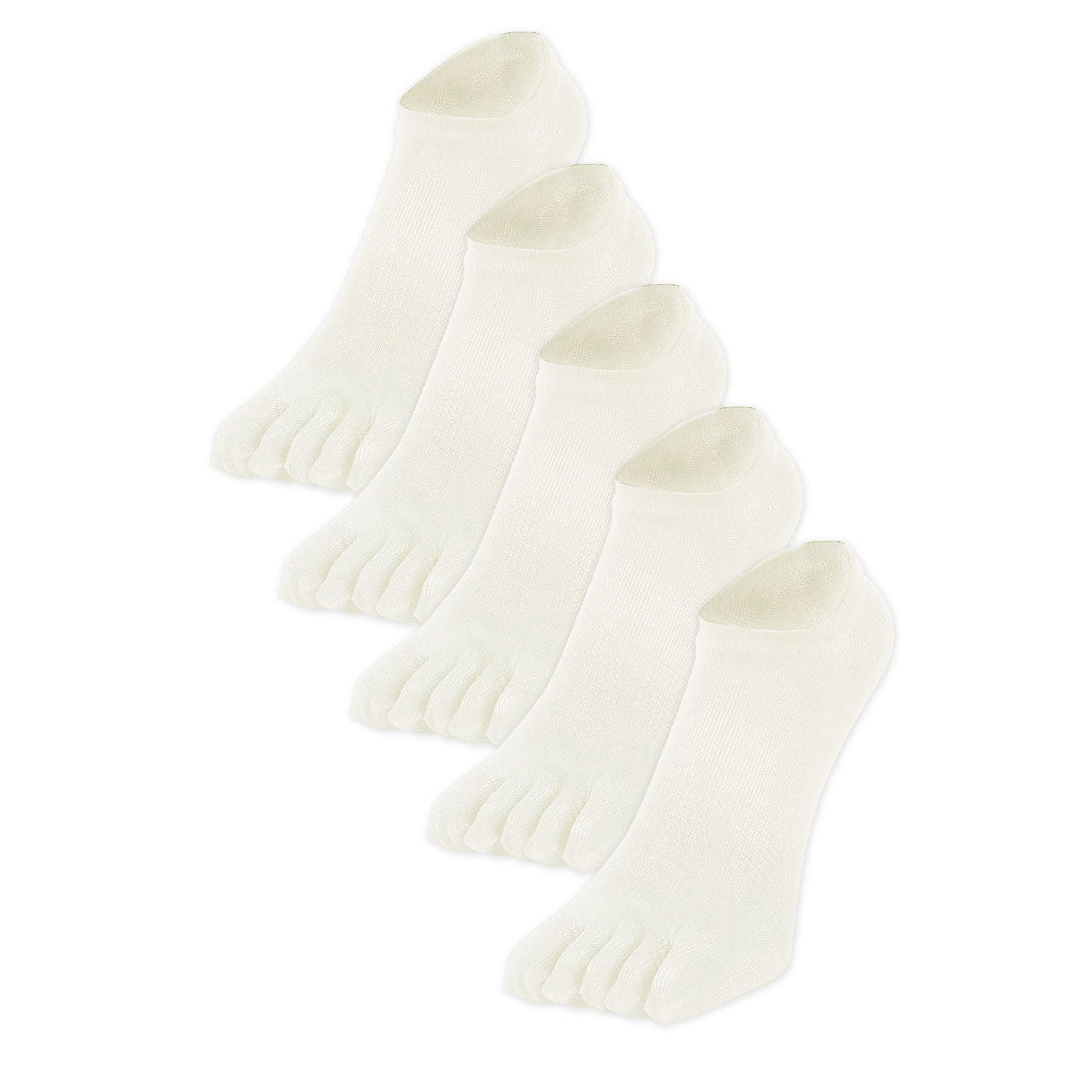 新生活応援セール！15％OFF【 極 】5本指ソックス スニーカー丈 メンズ 25-27㎝ 1足/5足/10足セット 黒 灰 白