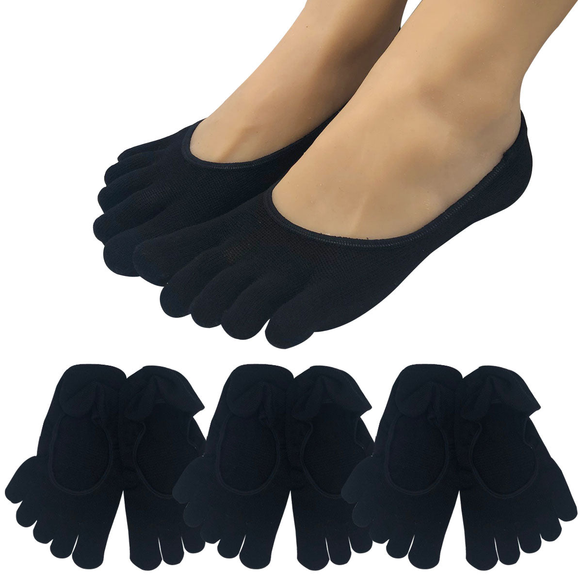 新生活応援セール！15％OFF【 社長の靴下® 】5本指ソックス フットカバー レディース  22-25cm ガスシルケット 黒 灰 ベージュ ピンク パープル 母の日 プレゼント