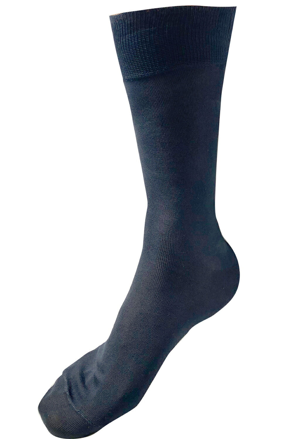 新生活応援セール！15％OFF【 社長の靴下® 】先丸 クルー丈 メンズ 24-26/26-28㎝ 黒 灰 紺