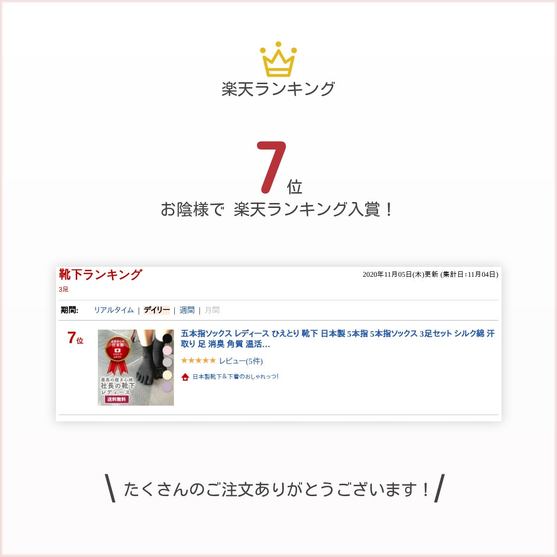 新生活応援セール！15％OFF【 社長の靴下® 】 5本指 くるぶし丈 レディース  22-25cm 3足セット ガスシルケット 黒 灰 ベージュ ピンク 紫 母の日 プレゼント