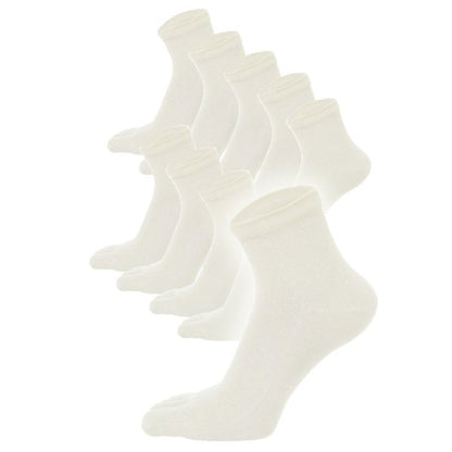 新生活応援セール！15％OFF【極 】5本指ソックスくるぶし丈 メンズ  25-27cm 1足/5足/10足セット 黒 灰 白